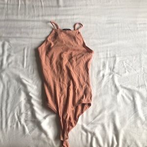 Peach bodysuit